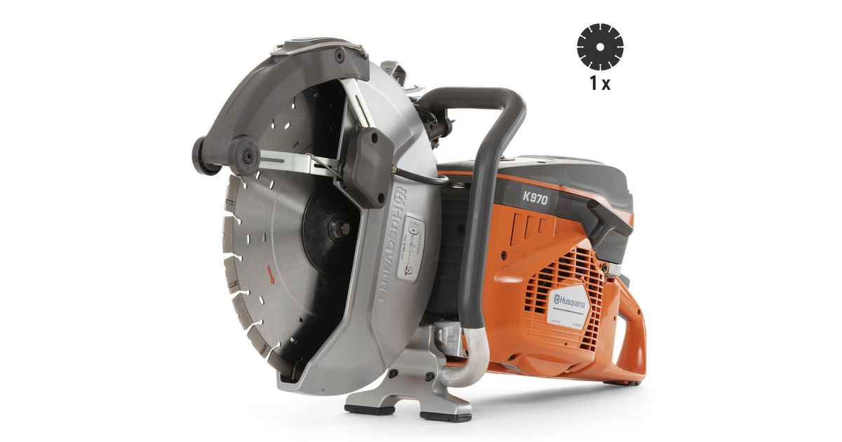 Husqvarna K970 SmartGuard Concrete Saw - Gas by Husqvarna